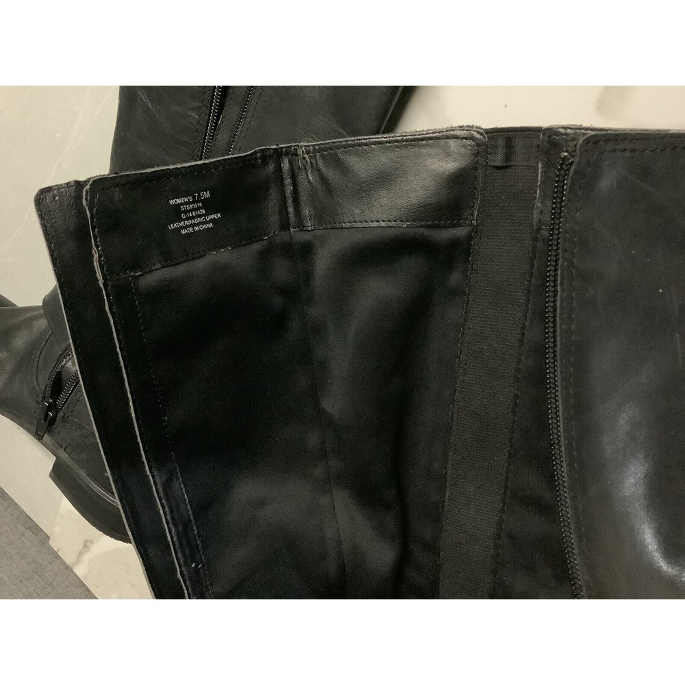 SPERRY TOP SIDER Women's Black Leather Boots - Size 7.5M - Picture 11 of 12